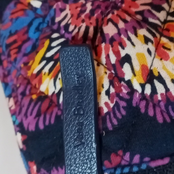 Vera Bradley Midnight Wildflowers Mini Hipster Crossbody Bag - Picture 2 of 4